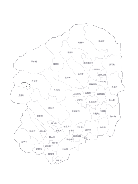 平成合併前分県白地図